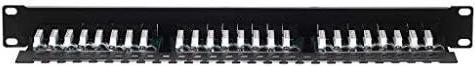 Produktbild Netrack 104-01 patch panel 19 24-jungtys cat. 5e UTP, with shelf (U/UTP, CAT5e, 0.05 m)