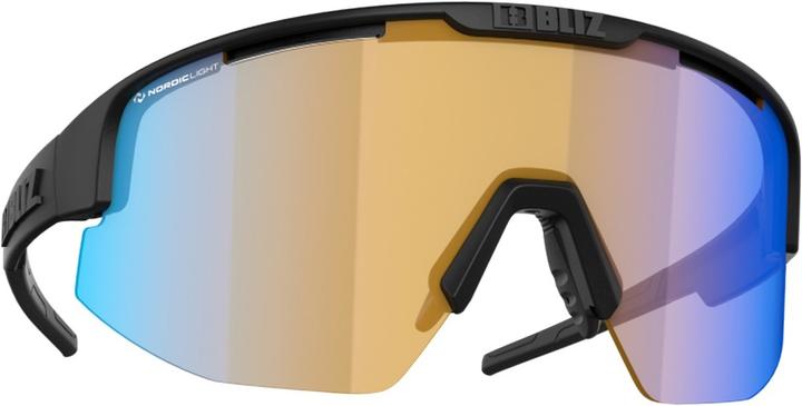 Actual product image Bliz Matrix Nano Optic Nordic Light (Matt Black, orange w blue multi)
