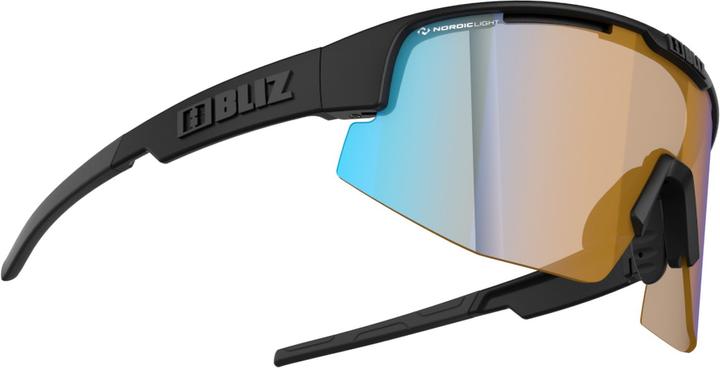 Actual product image Bliz Matrix Nano Optic Nordic Light (Matt Black, orange w blue multi)