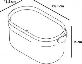 Actual product image Plastia Organic waste container with frame and bags (3.10 l)