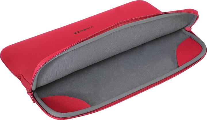 Actual product image Vivanco NEO Notebook Sleeve for 13-14" devices, red neoprene (14", Universal)