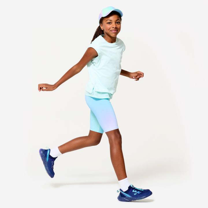 Produktbild Decathlon Radlerhose Kinder dehnbar und atmungsaktiv - Print (6, 7, 8)