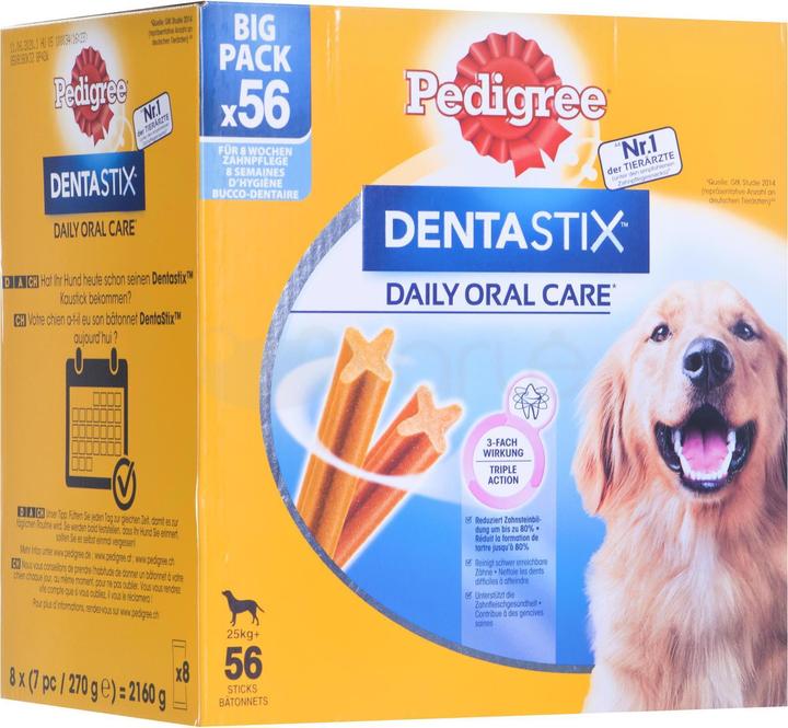 Produktbild Pedigree Dentastix (Adult, 56 Stk., 2160 g)