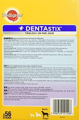 Produktbild Pedigree Dentastix (Adult, 56 Stk., 2160 g)