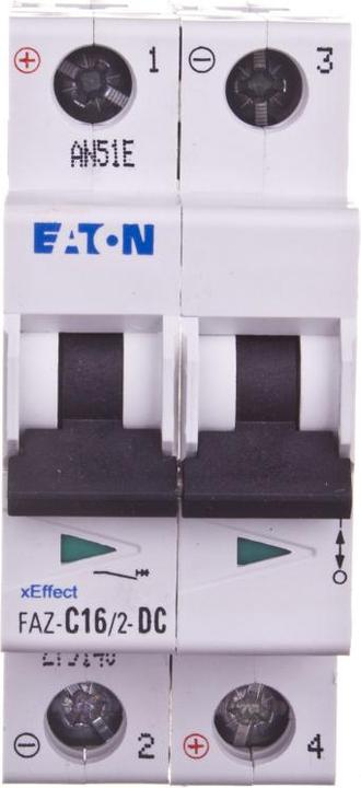 Produktbild Eaton MOE FAZ-C16/2-DC Leitungsschutzschalt