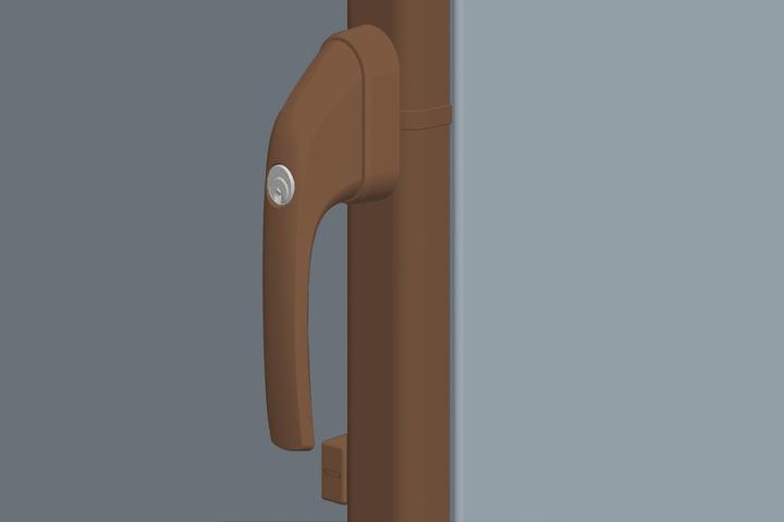 Immagine prodotto Abus Serratura a barra per finestrino radio Secvest FOS 550 E - AL0125 (marrone)