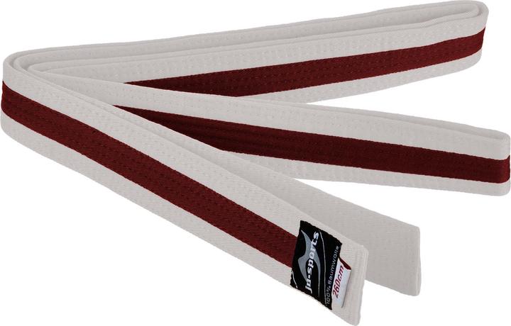 Ju-Sports Budogürtel weiss/braun/weiss
