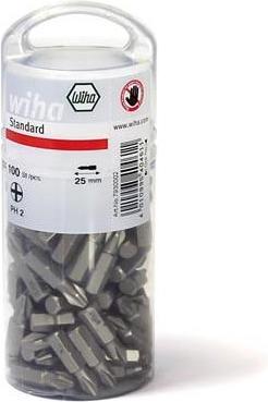 Image du produit Wiha Boites d'embouts Standard 25 mm TORX® (T20) 100 pcs 1/4" en assortiment (40463) (T20)