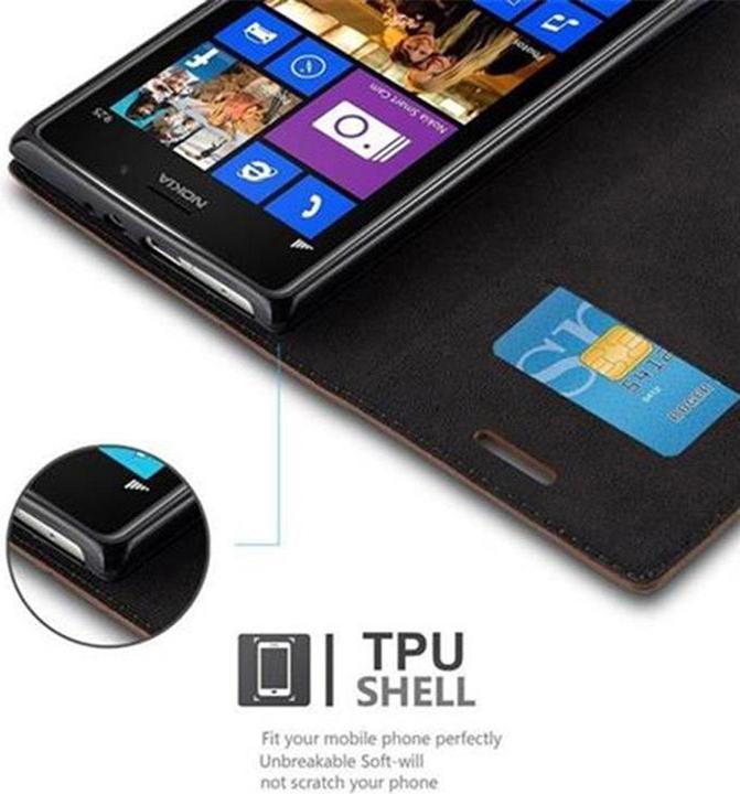Actual product image Cadorabo Book Invisible Magnet Cover (Nokia Lumia 925)