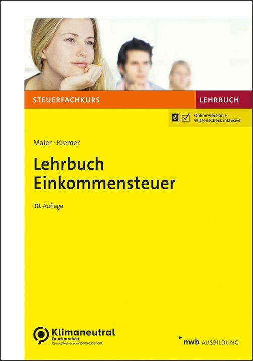 Produktbild Lehrbuch Einkommensteuer (Deutsch, Hartwig Maier, Thomas Kremer, 2024)