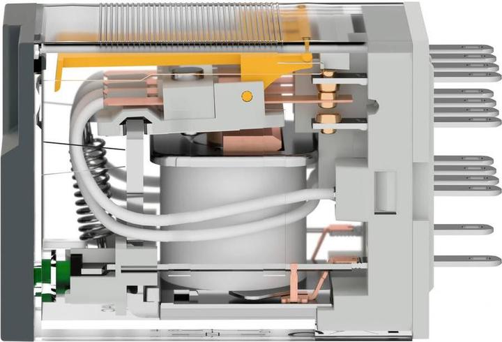 Image du produit Schneider Relais miniature 4 contacts inverseurs 24 VCA 50/6 RXM4LB2B7