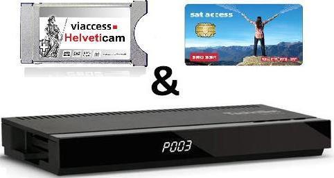 TechniSat TechniStar S2 & Helveticam Viaccess & SRG Sat card