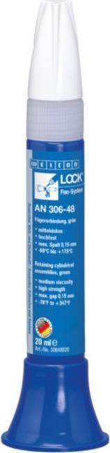 Produktbild Weicon LOCK® AN 306-48 Fügeverbindung 30648150 50 ml (1 g, 50 ml)