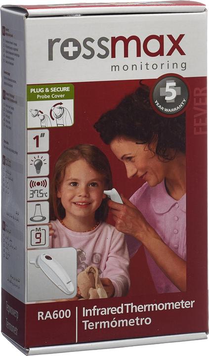Produktbild Rossmax Ohrthermometer Infrarot RA600 (Ohr)