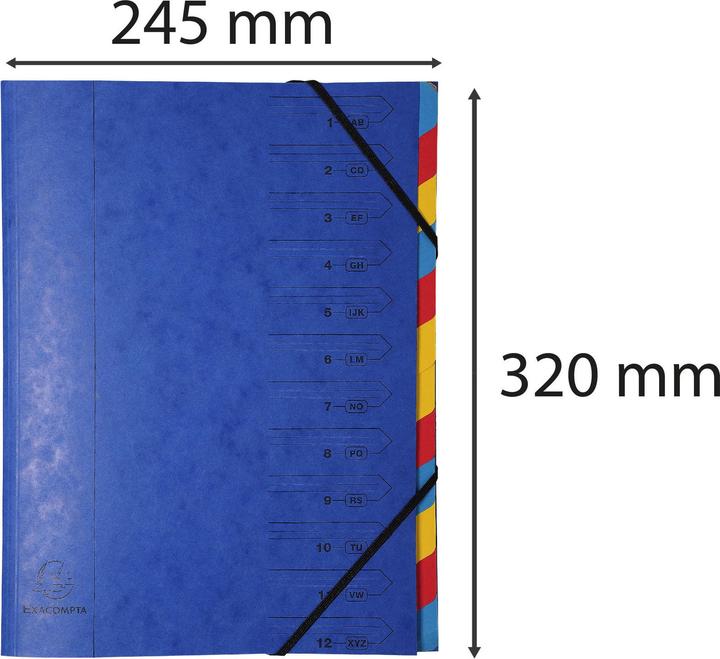 Produktbild Exacompta Geheftete Ordnungsmappen (A4, 1 x)