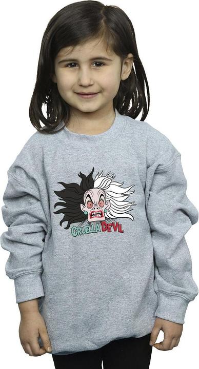 Produktbild Disney 101 Dalmatians Cruella De Vil Crazy Mum Sweatshirt Mädchen (152, 158)