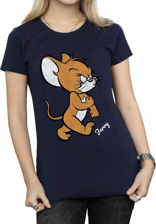 Immagine prodotto Tom & Jerry Maglietta da donna/ragazzo in cotone Angry Mouse (M)