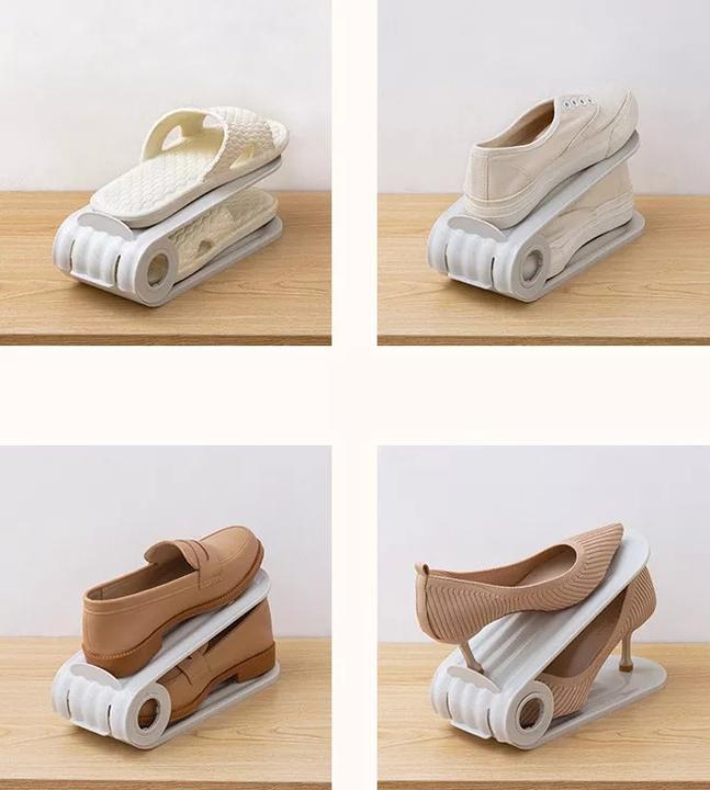 Immagine prodotto Esmée Platzsparender Schuh Organizer Höhenverstellbarer Schuhstapler 8er Set