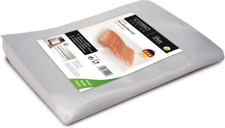 Caso Structured bags for Vacuum sealing 01290 50 bags, Dimensions (W x L) 20 x 30 cm (50 x)