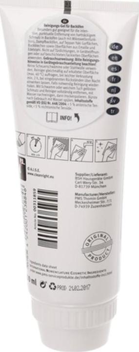 Actual product image Bosch Hausgeräte Reinigungsgel für Backöfen