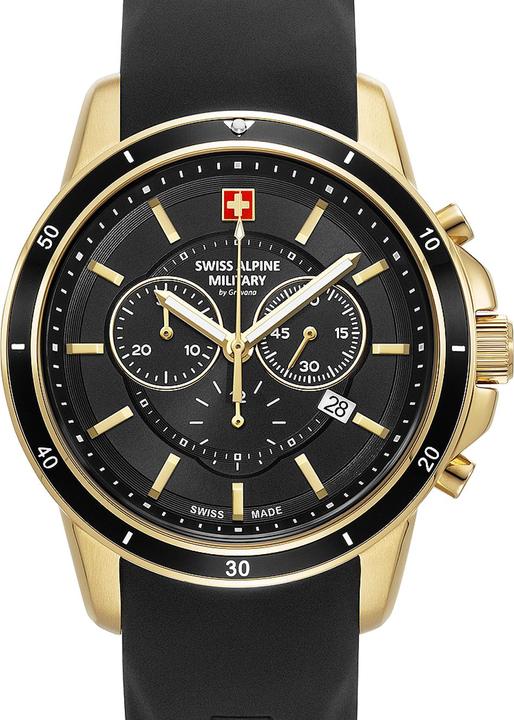 Produktbild Swiss Alpine Military 7089.9817 Chronograph Herrenuhr 44mm 10ATM (Chronograph, 44 mm)