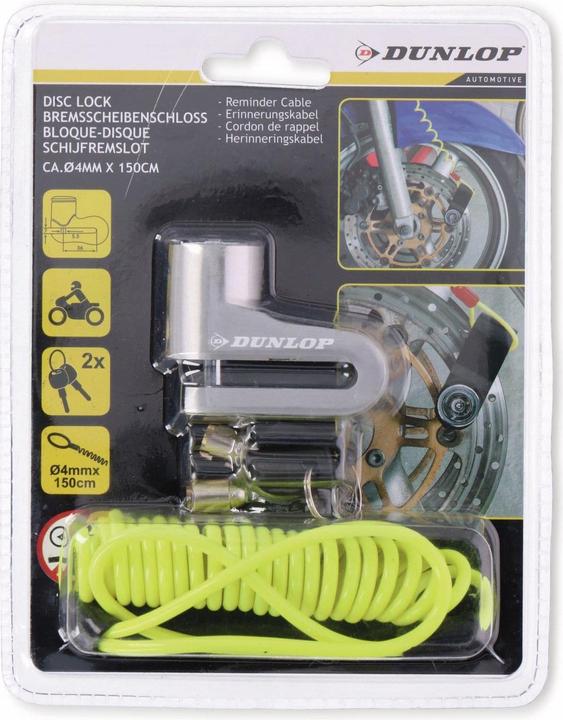 Produktbild Dunlop Motorcycle Lock brake disc uni