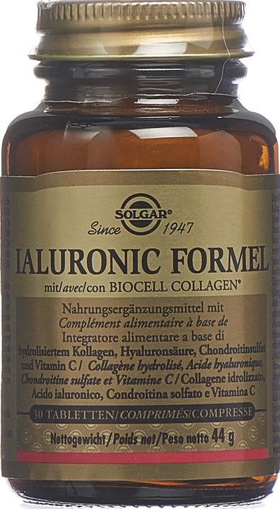 Image du produit Solgar Comprimés de formule Ialuronic (30 pcs) (30 pièce(s), Cachets, 158 g)