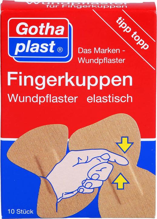 Actual product image Gothaplast Fingertip wound plaster elastic, 10 pcs. plasters (10 x)