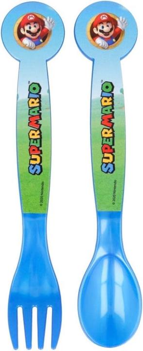 Tinisu Super Mario Plastik Besteck Set - 2 Teile