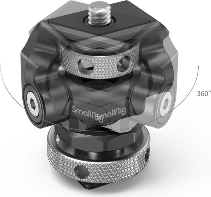 Immagine prodotto SmallRig Supporto per monitor orientabile e regolabile in inclinazione con attacco a slitta fredda (Accessori per monitor)