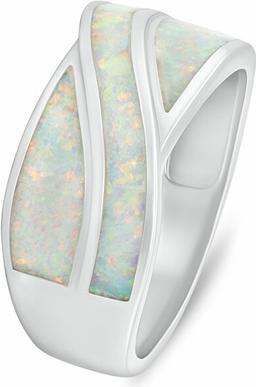 Brilio Silver - Dazzling silver ring with zircons RI132W - Circuit: 54 mm (54)