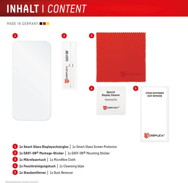 Image du produit Displex Smart Glass, Displayschutzfolie (1 pièce(s), Samsung Galaxy S25 Edge)