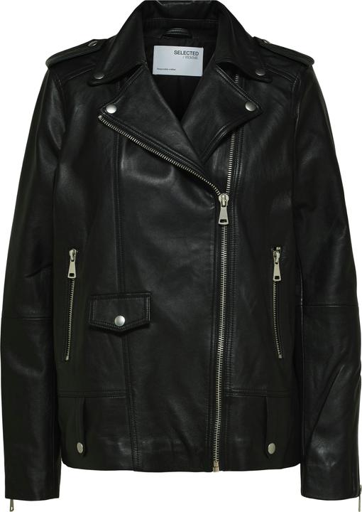 Selected Femme Slfmadison Leather Jacket B Noos (44)