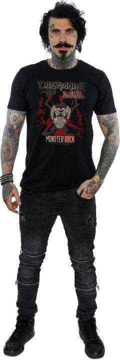 Immagine prodotto Looney Tunes Maglietta in cotone Monster Rock Tasmanian Devil Uomo (M)