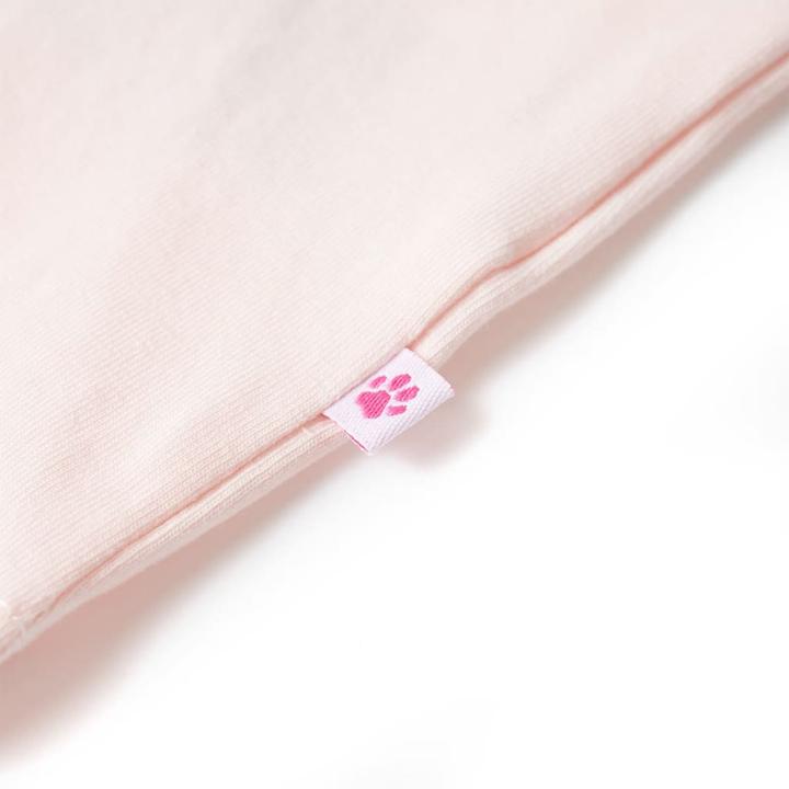 Actual product image VidaXL Children's T-shirt with ruffled sleeves pale pink 104.Material (104)