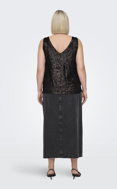Actual product image Only Regular fit V-neck curve top Top (M)