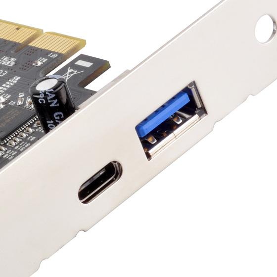Produktbild Silverstone PCI Express Karte SST-ECU03 USB 3.1 (Typ A+C)
