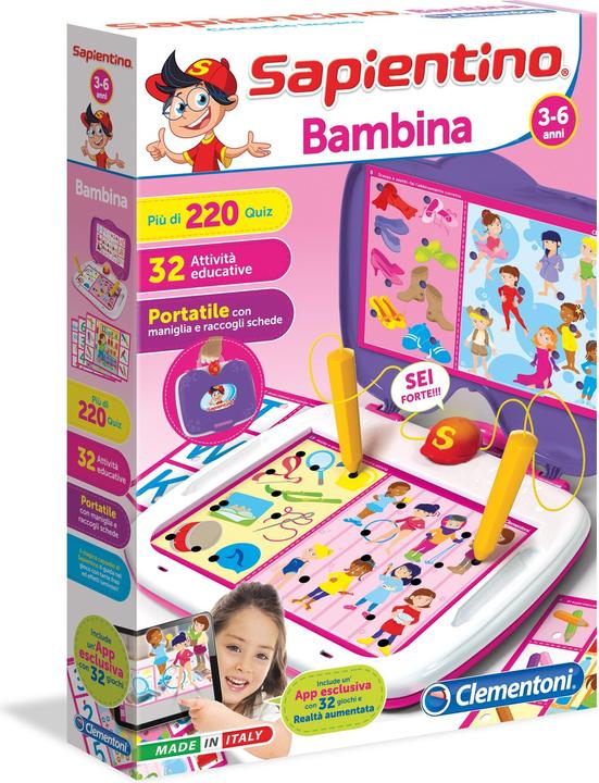 Immagine prodotto Clementoni 11934 Sapientino Bambina con Cappellino Gioco educativo, Multicolore