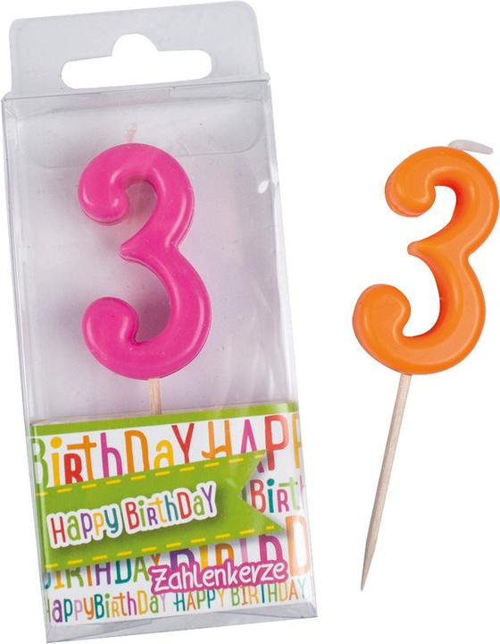 Produktbild Trendhaus Zahlenkerzen Birthday Fun Glitter Mini