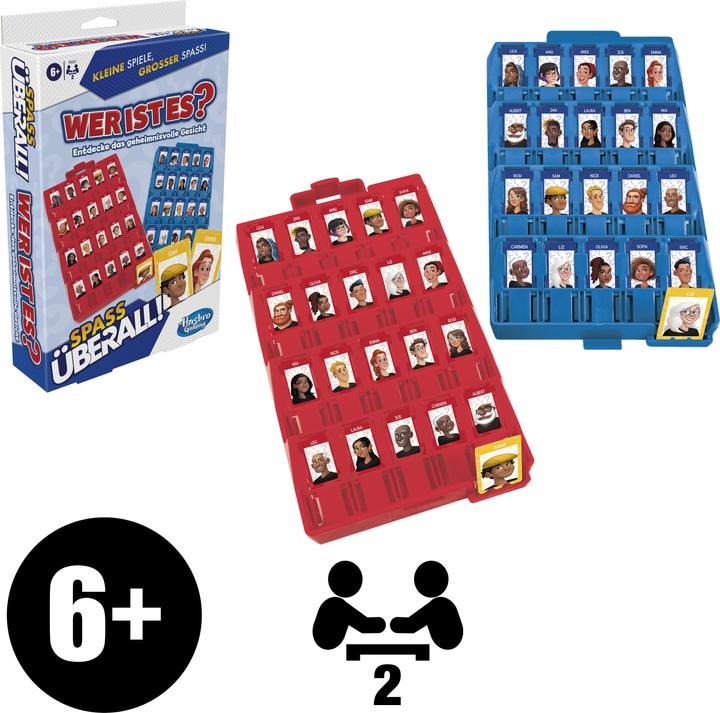 Actual product image Hasbro Gaming Who is it? Compact (German)