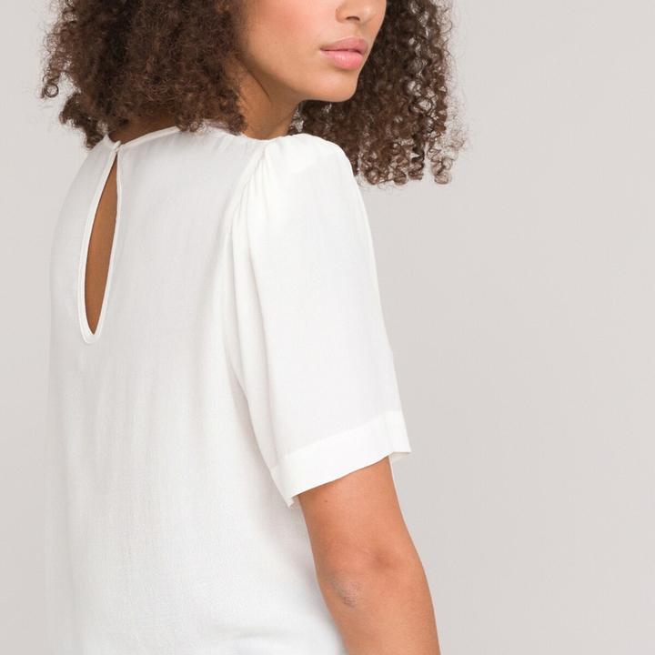 Immagine prodotto La Redoute Collections Camicetta con scollo rotondo (40)
