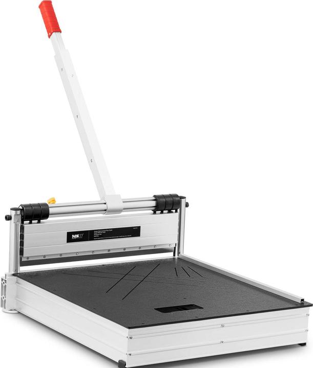 Actual product image MSW Vinyl and Laminate cutter - manual - thickness: 16mm - angle gauge - 490mm - Wheels