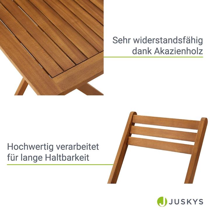 Produktbild Juskys 3-teilige Sitzgarnitur (56 cm)
