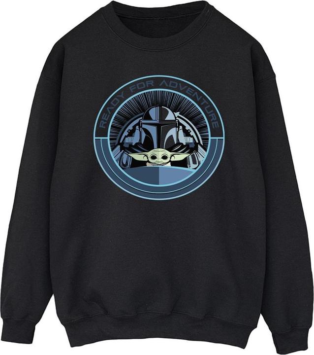 Star Wars The Mandalorian Grogu Ready For Adventure Sweatshirt (L)