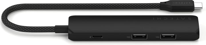 Produktbild Satechi Slim 4 Multiport Hub Black (USB-C, 4 Ports)