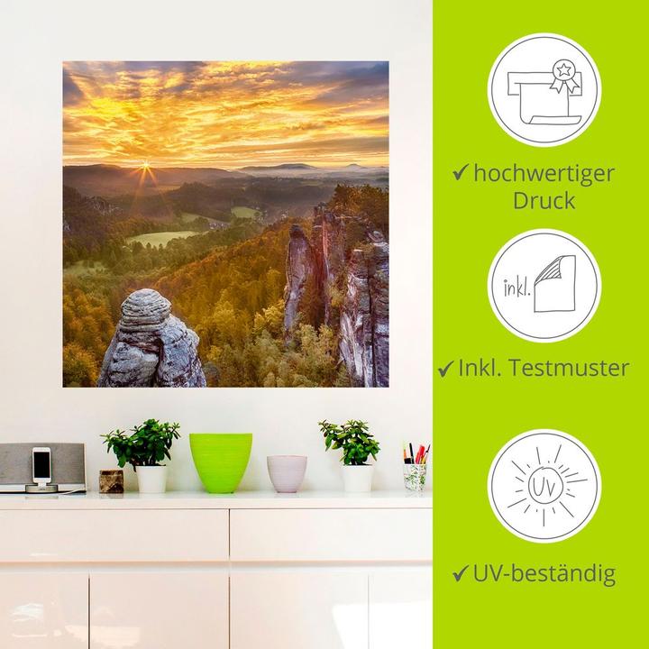 Actual product image Artland Saxon Switzerland Ferdinandstein U4XC (30x30 cm)