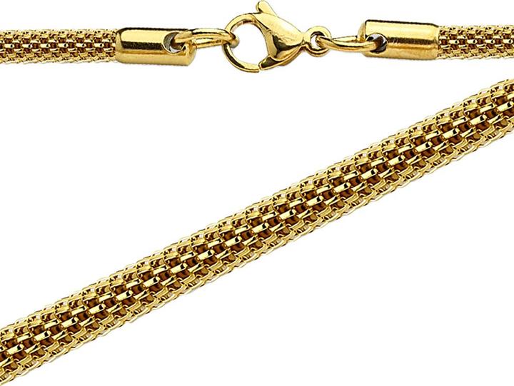 Produktbild Star Piercing Kette mit Gittermesh vergoldet (Chirurgenstahl 316L, ohne Messing)