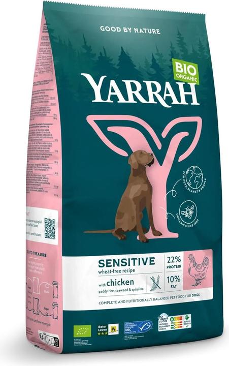 Image du produit Yarrah Croquettes BIO Sensitive Adult poulet & riz, 2 kg (Adulte, 1 pcs, 2000 g)