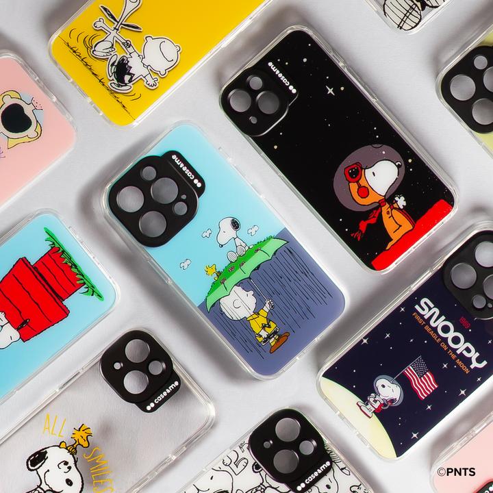 Actual product image SBS case&me Peanuts cover cam logo for iPhone 14 Pro design1 Linus Umbrella (Apple iPhone 14 Pro)