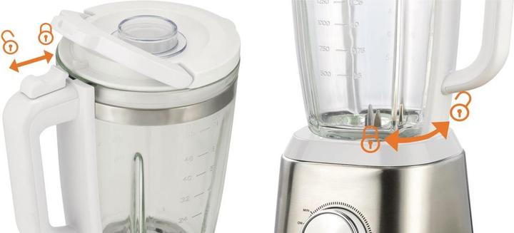 Actual product image Gorenje High Performance blender - white, silver - 1.75 l (1400 W)